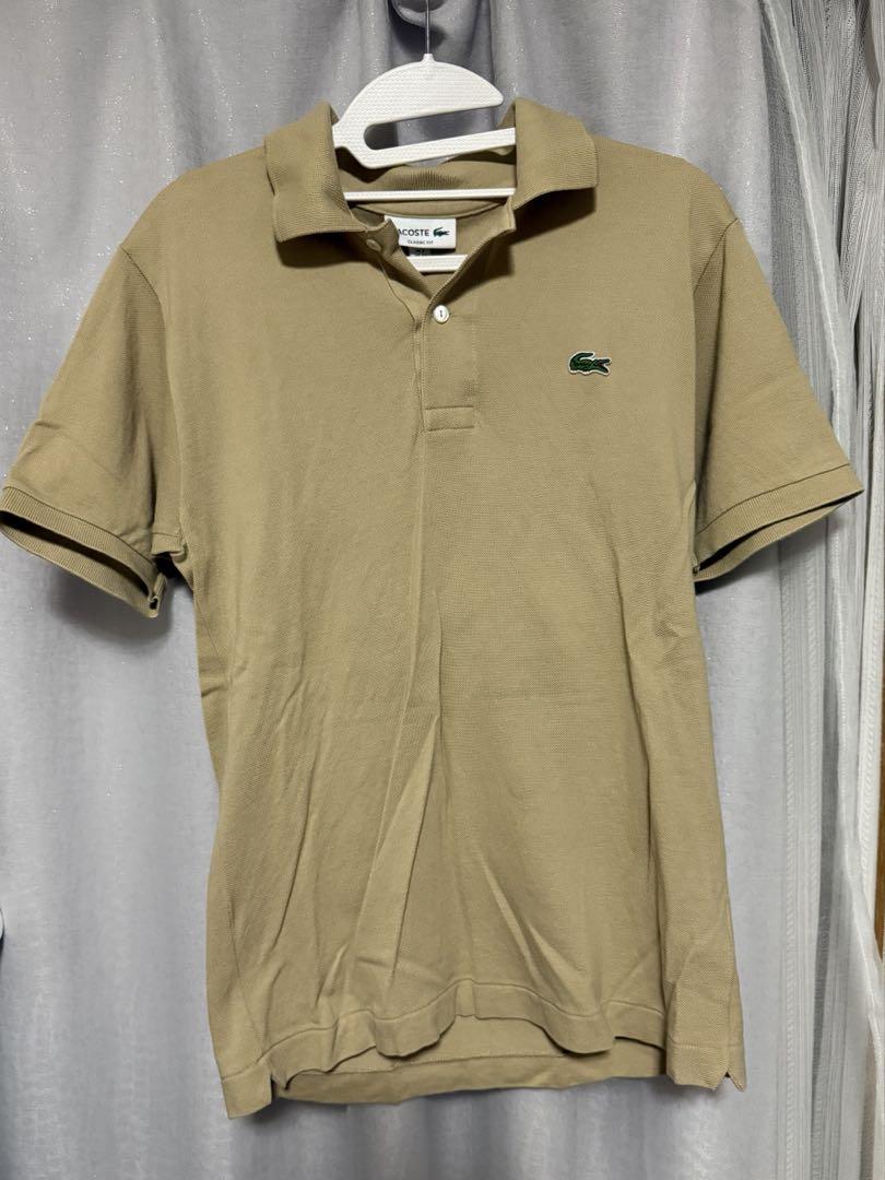 LACOSTE クラシックフィット ポロシャツ US XS ベージュ ラコステトップス