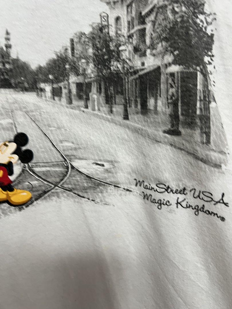 史上一番安い 00s アート柄 リンガーTシャツ Kingdom Magic Disney トップス