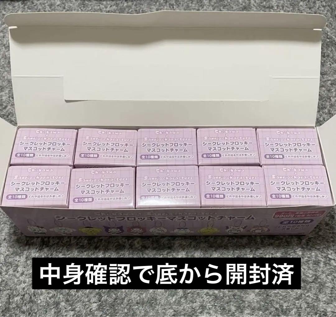 サンリオちいかわ シークレットフロッキーマスコットチャーム