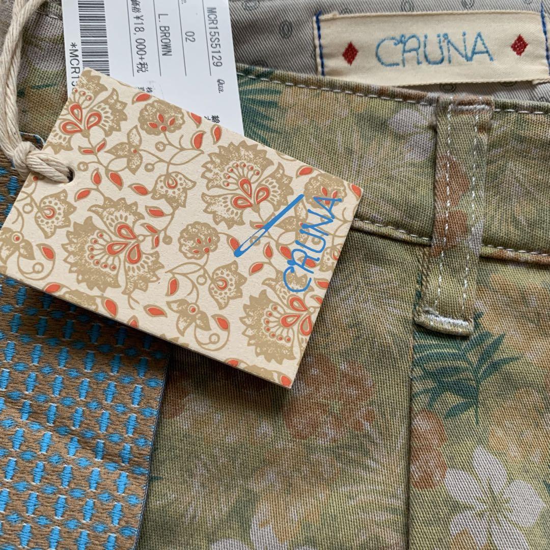 新品未使用/CRUNA/2万円程/ガーメントダイハーフパンツ