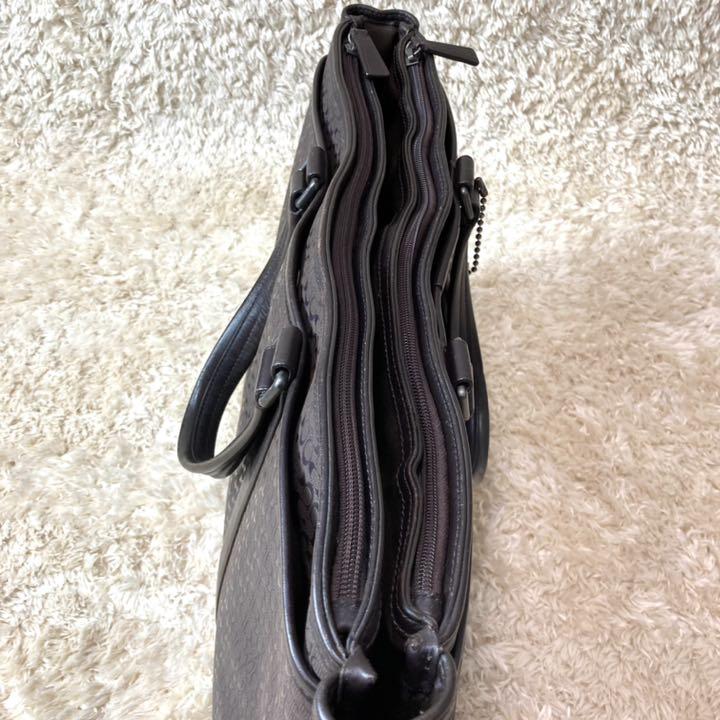 最新品即納 美品 COACH ビジネスバッグ 2way PVC レザー シグネチャー A4 GtC0h-m97932511644 お得爆買い