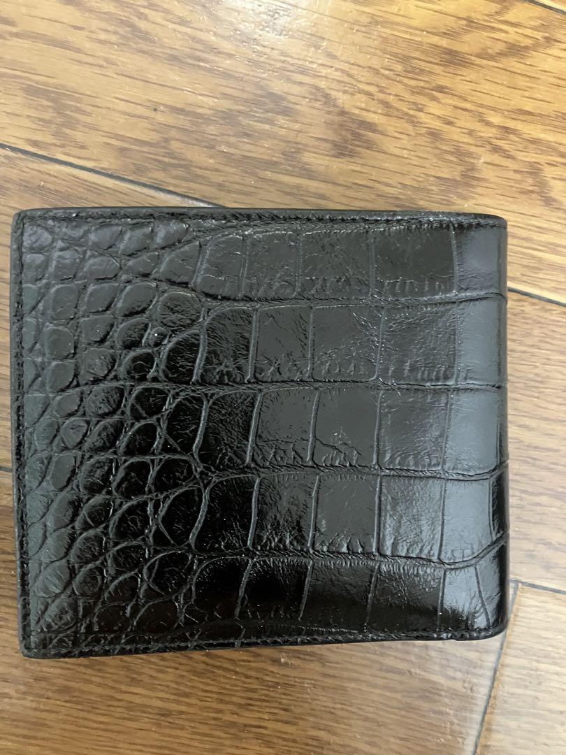 CELINE 二つ折り財布 黒 レザー