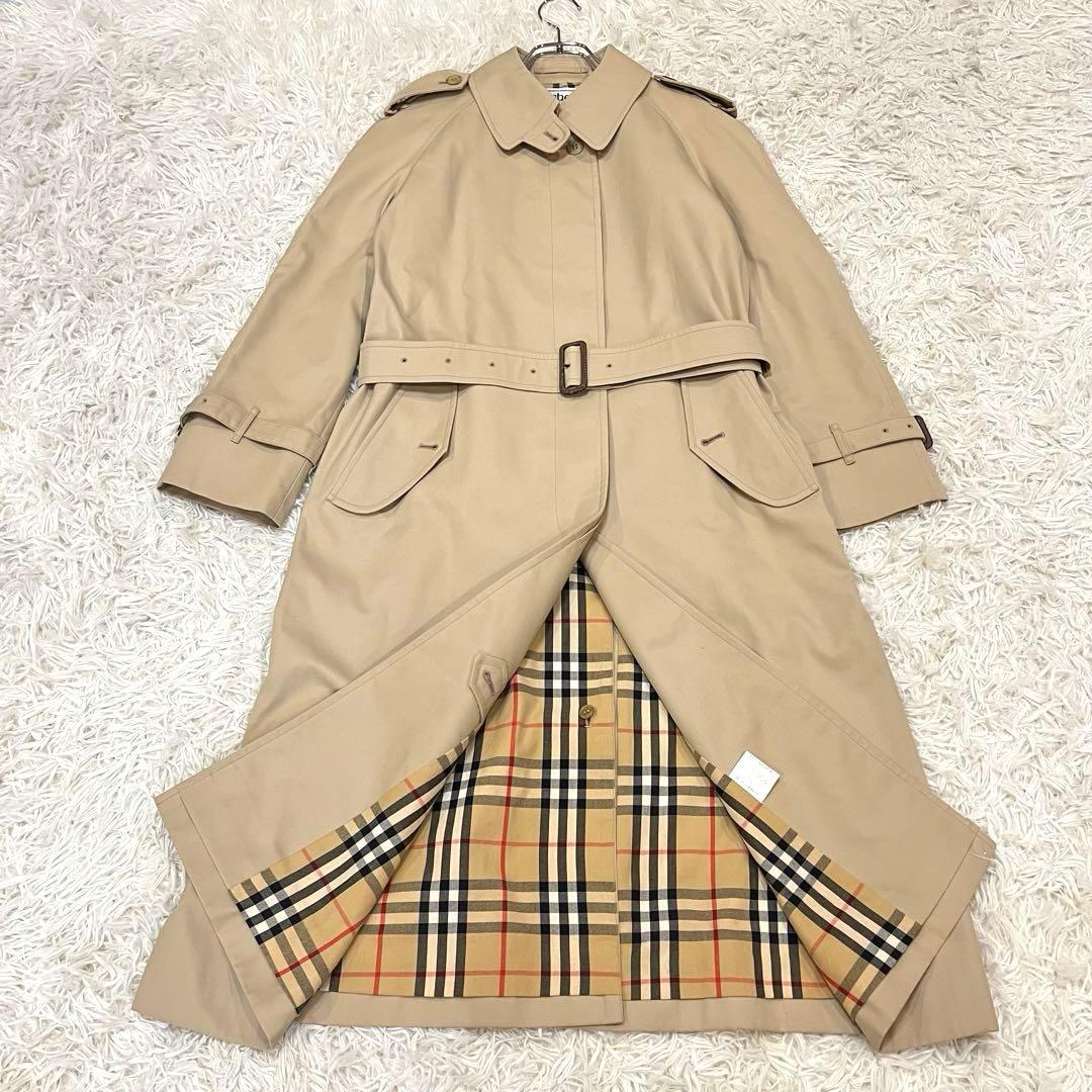 Burberrysビンテージ ハニーベージュ トレンチコート シングルXLXL LL BURBERRY