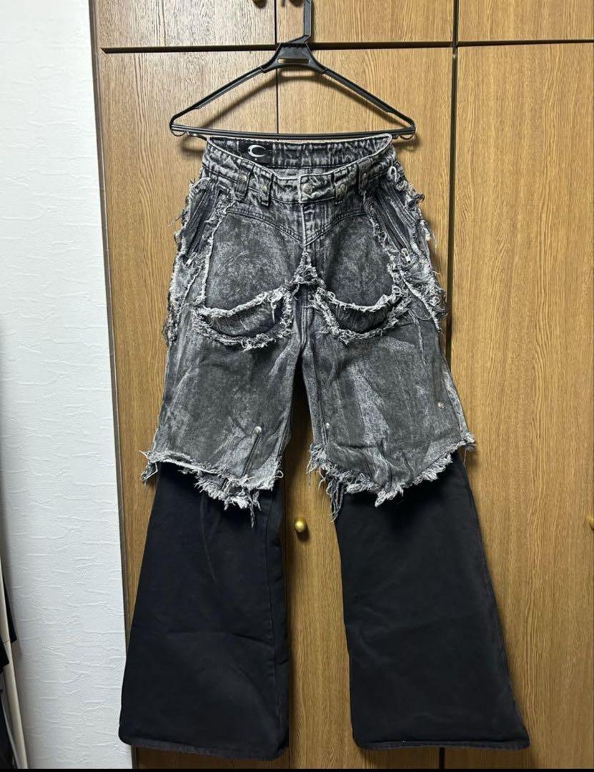 [早い者勝ち！]cozy worldwide ワイドデニム