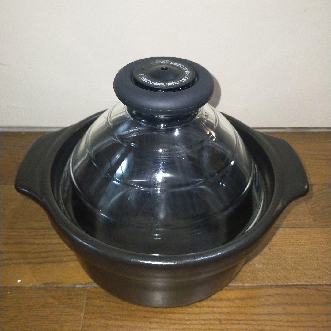 ハリオ 蓋がガラスのご飯釜  2 、 3合用 6,800円