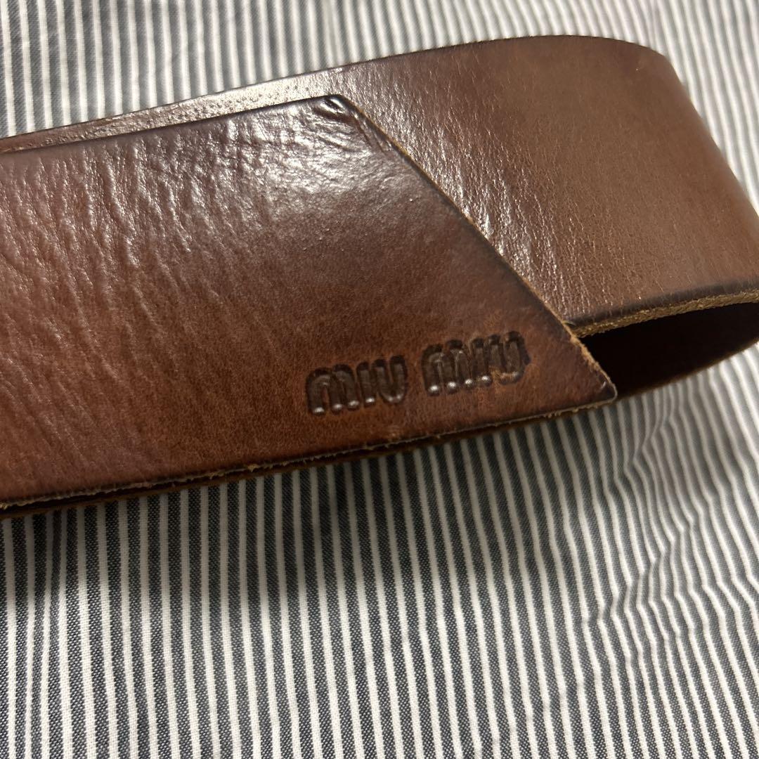 上品 MARSさま専用 通販 ベルト新品 miumiu 小物