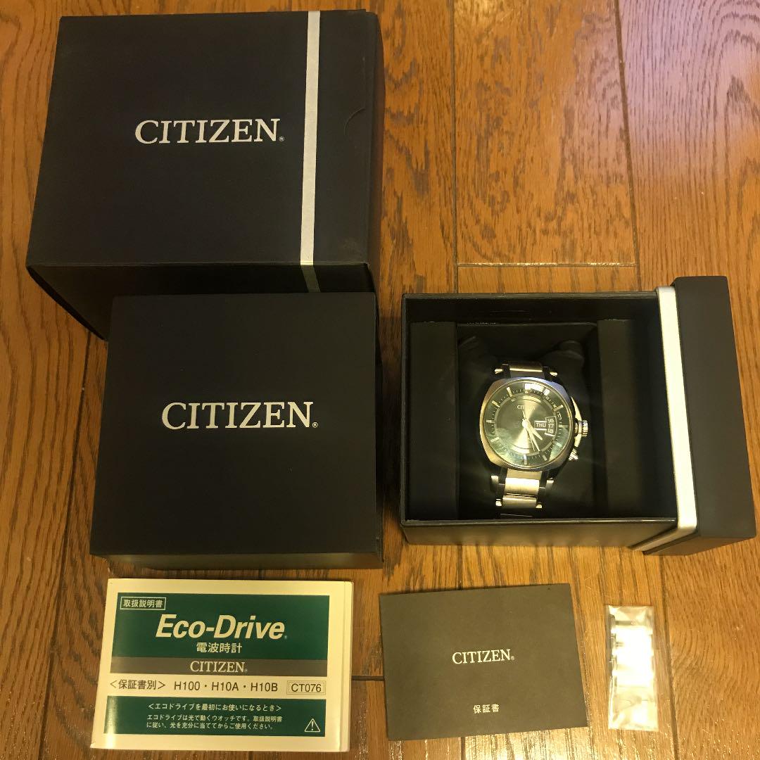 CITIZEN アテッサ エコドライブ チタン 電波時計 ATD53-3001