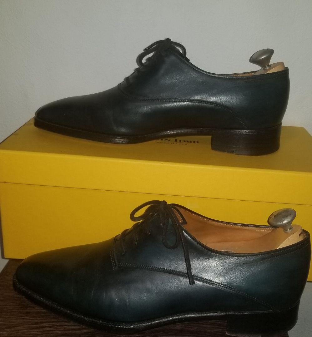 【中古】JOHN LOBB ジョンロブ BECKETTS 6E ダークブルー