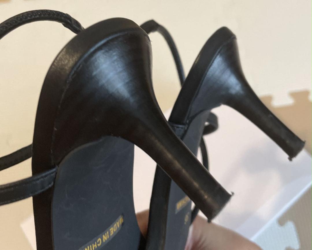loungedress ラウンジドレス ガレナ ストラップヒールパンプス 36