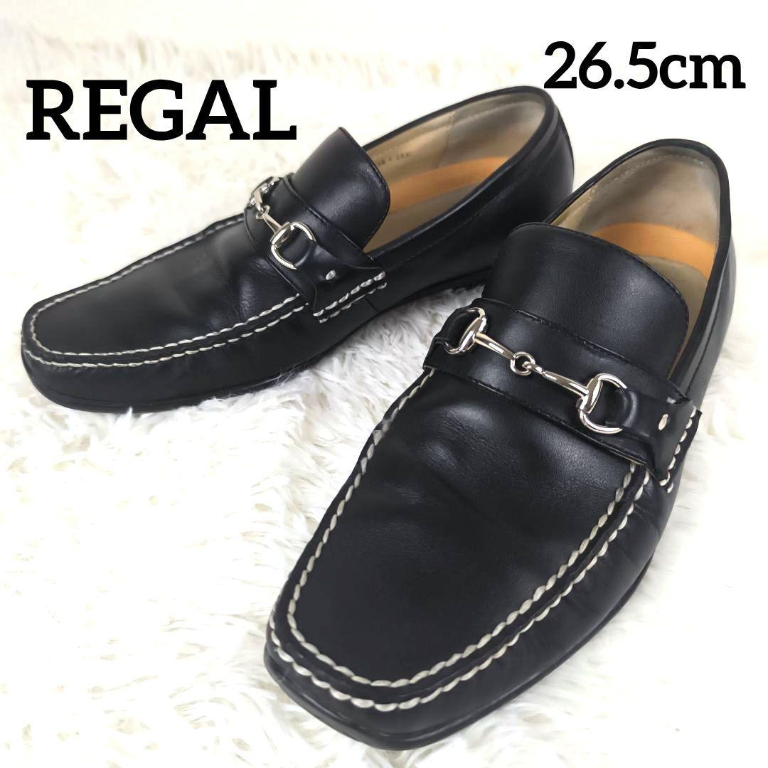 ✨美品✨ リーガル ドライビングシューズ ホースビット モカシン Uチップ 黒