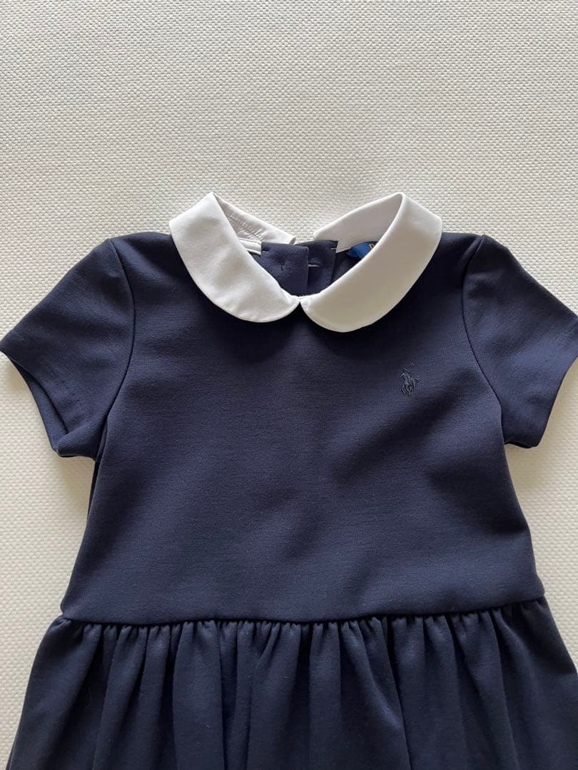 Polo Ralph Lauren ネイビー 半袖ワンピース 4歳用