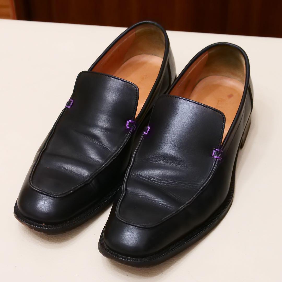 Paul Smith ポールスミス ブラック ヴァンプローファー UK7 革靴