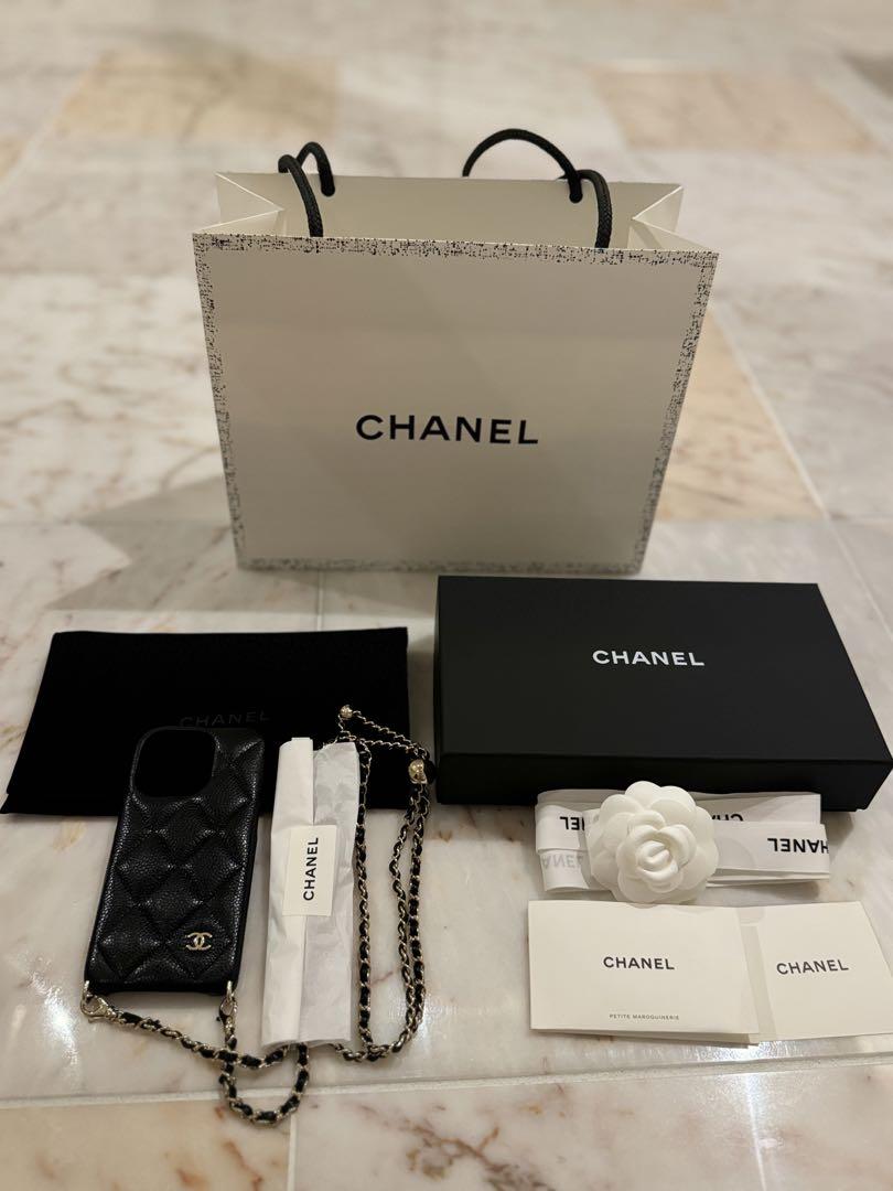 CHANEL iPhoneケース15Pro GINZA店購入新品未使用品♪ - 小物