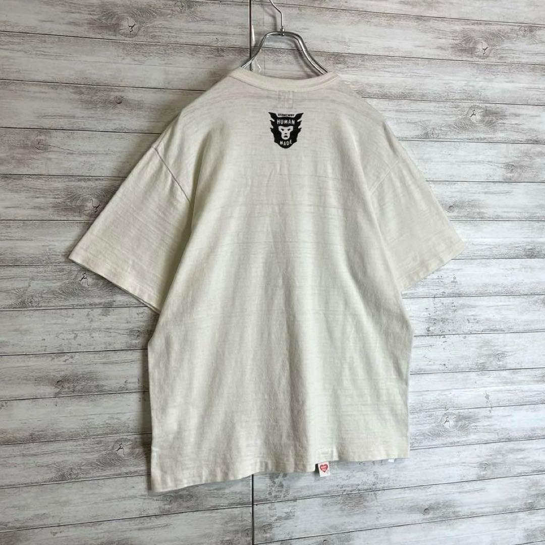 【即完売モデル】ヒューマンメイドセンターロゴ シロクマTシャツ Lサイズ