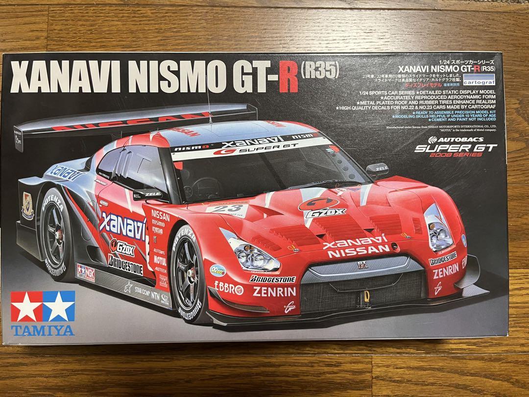 自動車 TAMIYA XANAVI NISMO GT-R (R35) 1/24 Amazon.com: Tamiya Xanavi Nismo GT-R (R35) : Toys & Games