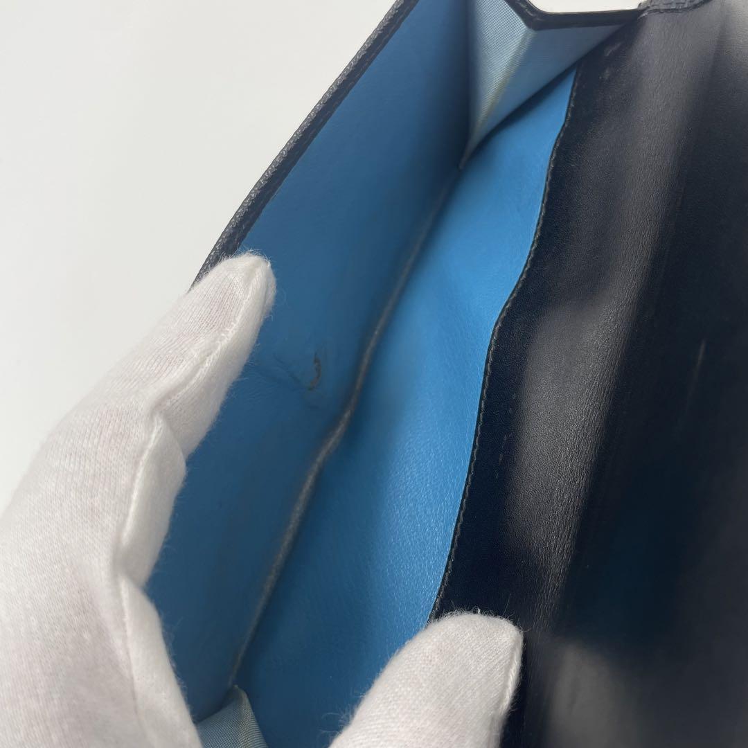 【✨希少 箱付】 ブルガリ 長財布 ビーゼロワン ロゴクリップ レザー ブラック