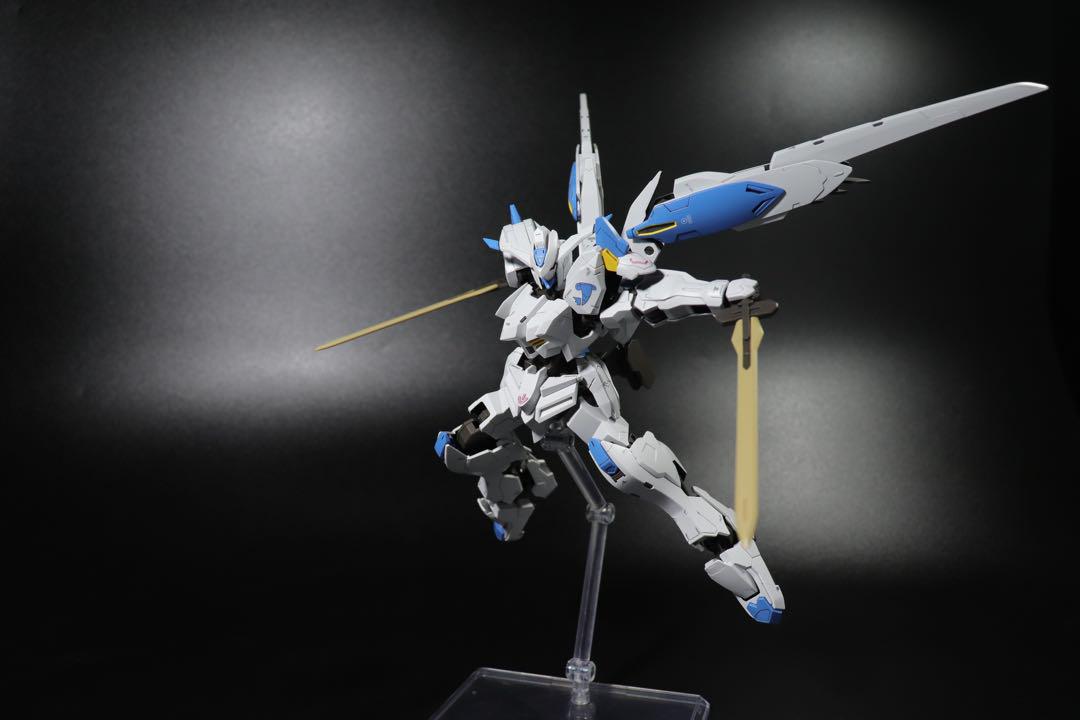 HGキマリスヴィダール-HGガンダムバエル2体セット売り1|144 塗装済み