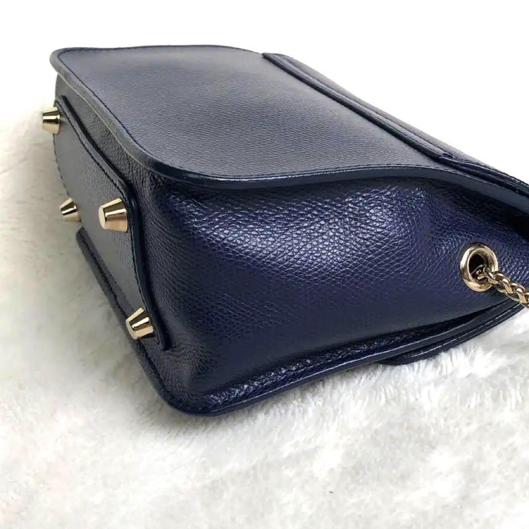【希少】美品！ FURLA　フルラ　メトロポリス　ショルダーバッグ　黒　編み込み Furla フルラ メトロポリス ショルダーバッグ PVC レディース