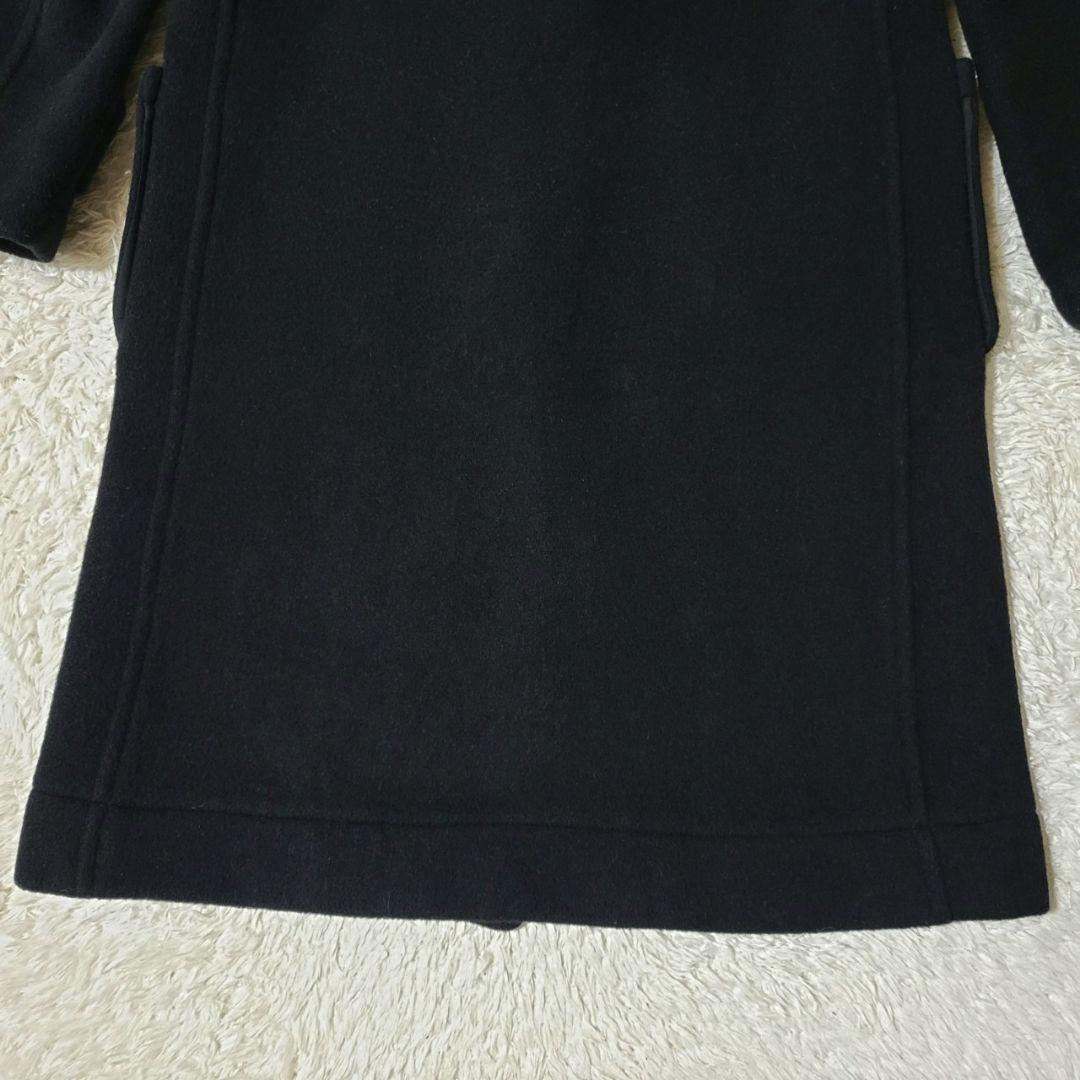 ロンドントラディション　relume　別注　ダッフルコート　ロング　チェック　黒