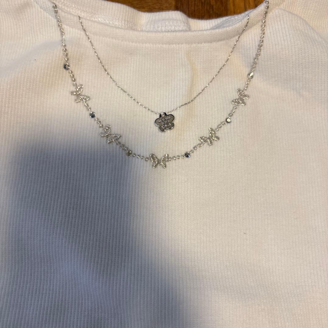 アナスイミニ 薄紫ショートサロペット LL カットソー 150 アナスイミニ 薄紫ショートサロペット LL カットソー 150