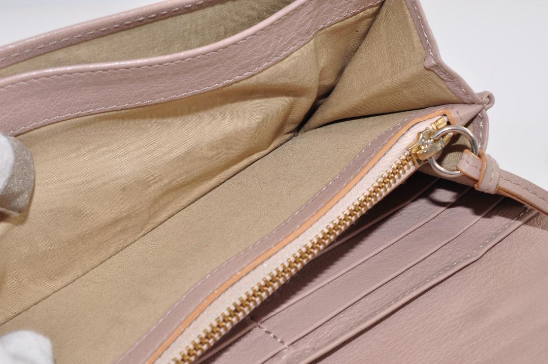 Chloe クロエ レディース 長財布 ピンクベージュ Lily リリィ