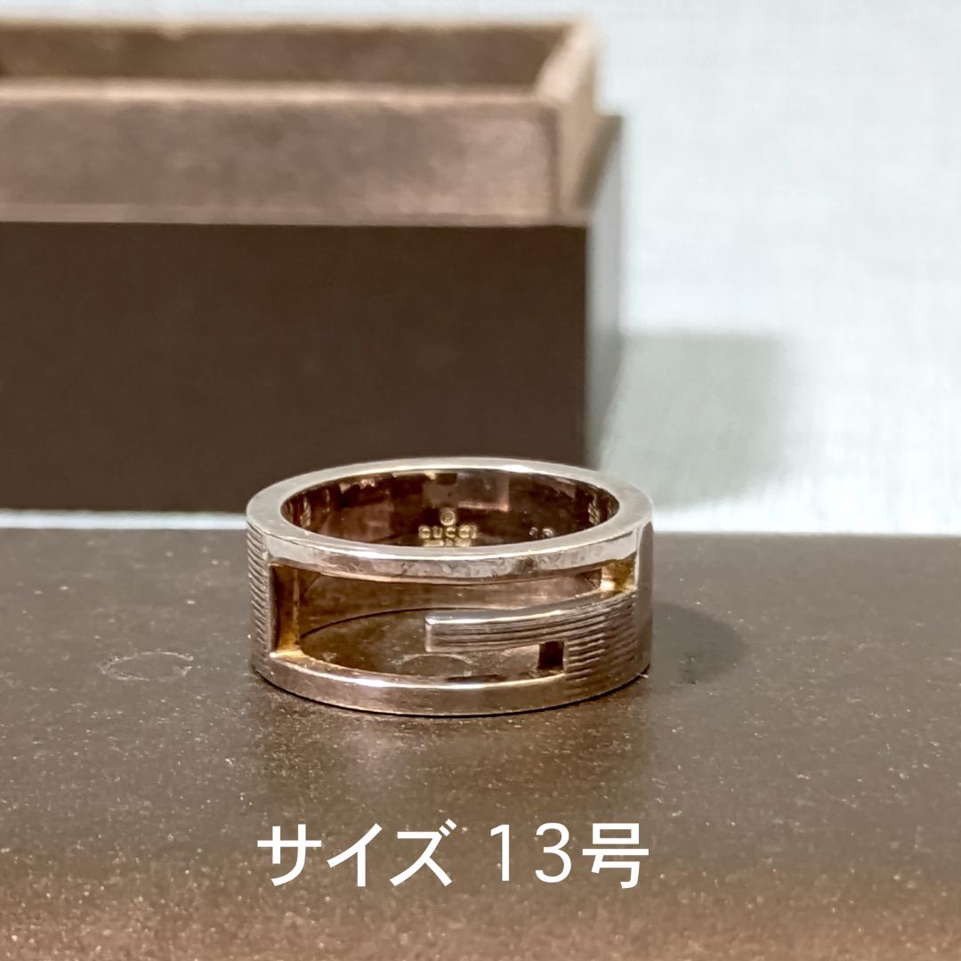 GUCCI グッチ Gリング 13号 SV925 GUCCI グッチ リング 14 約13号 シルバー