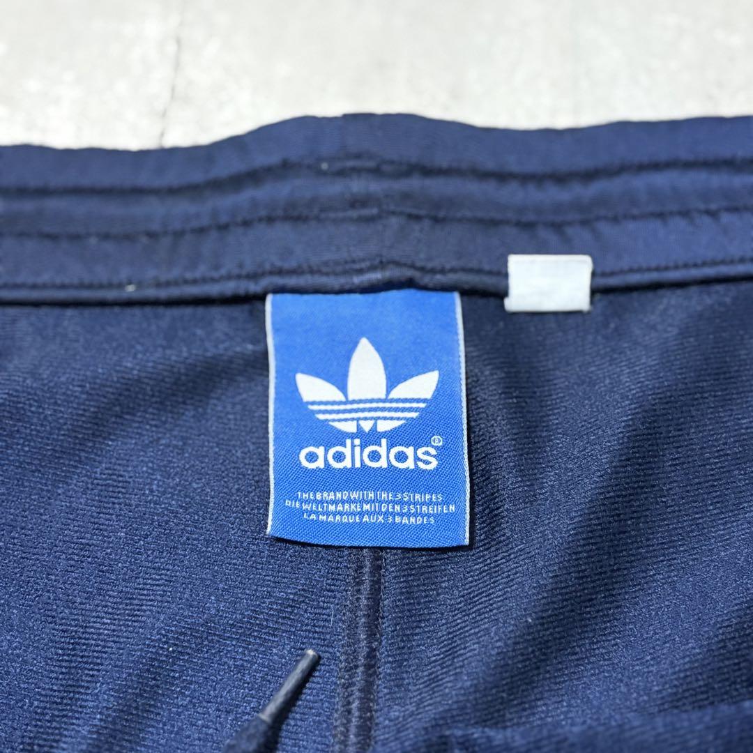 adidas トラックパンツ メンズ L パンツ ネイビー/オレンジ
