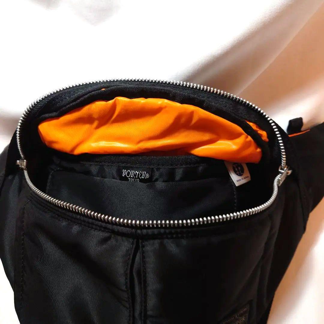 tai　美品　PORTER TANKER ウエストポーチ ブラック