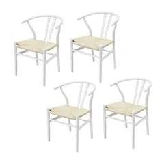 2脚セット完成品人気品天然木製ダイニングチェア ホワイト新品、♥ MARWIL-DEMENAGEMENTS_CH