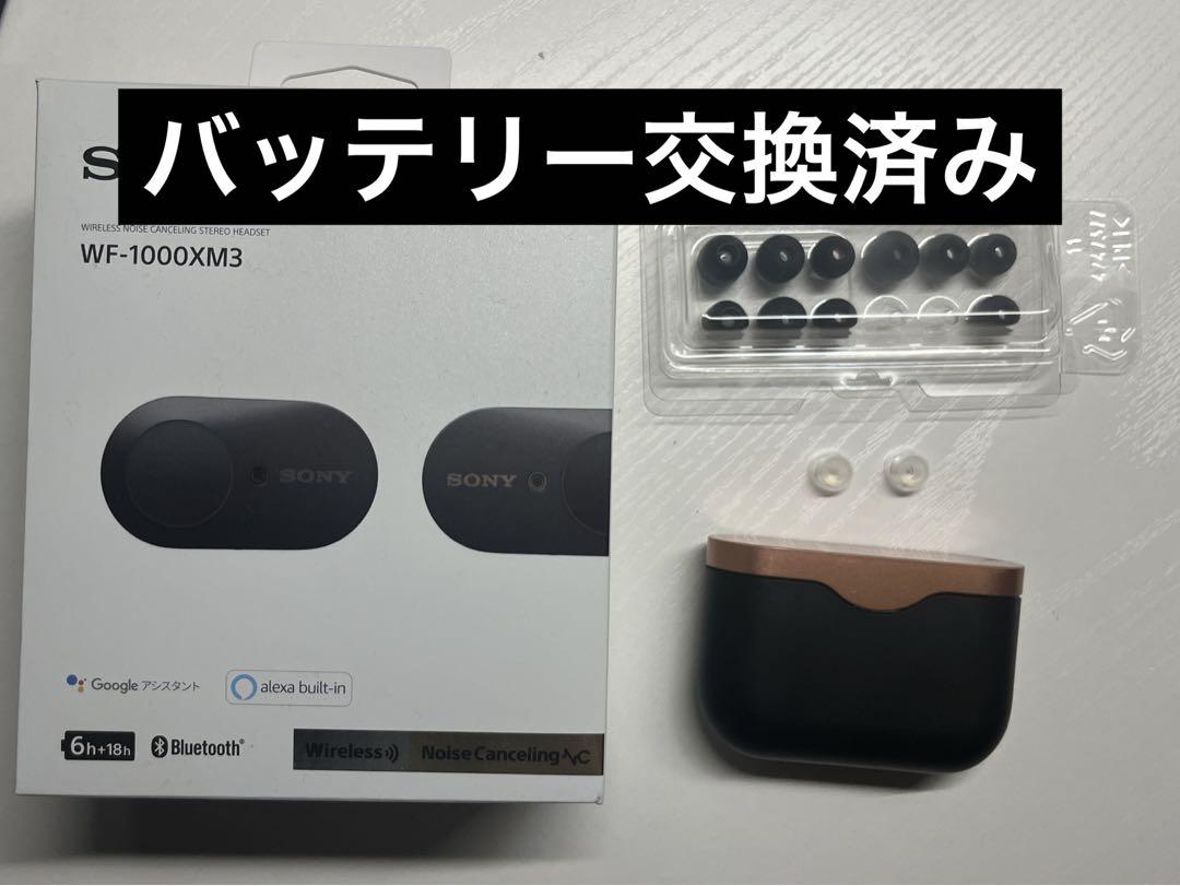 SONY WF-1000XM3 【バッテリー交換済み】　おまけ付き