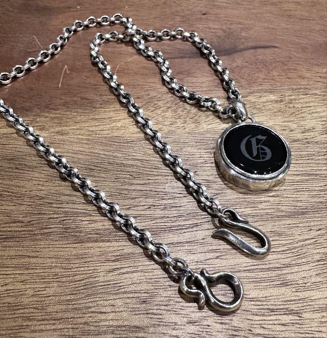 GARNI シルバーネックレス　オニキス