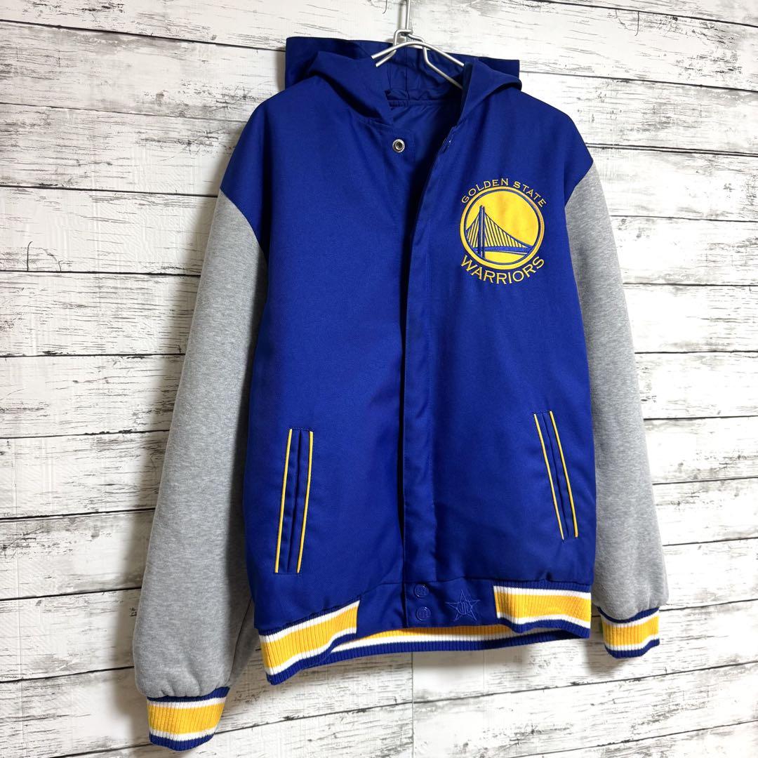 美品　NBA ウォリアーズジャケット　JHデザイン　Sサイズ
