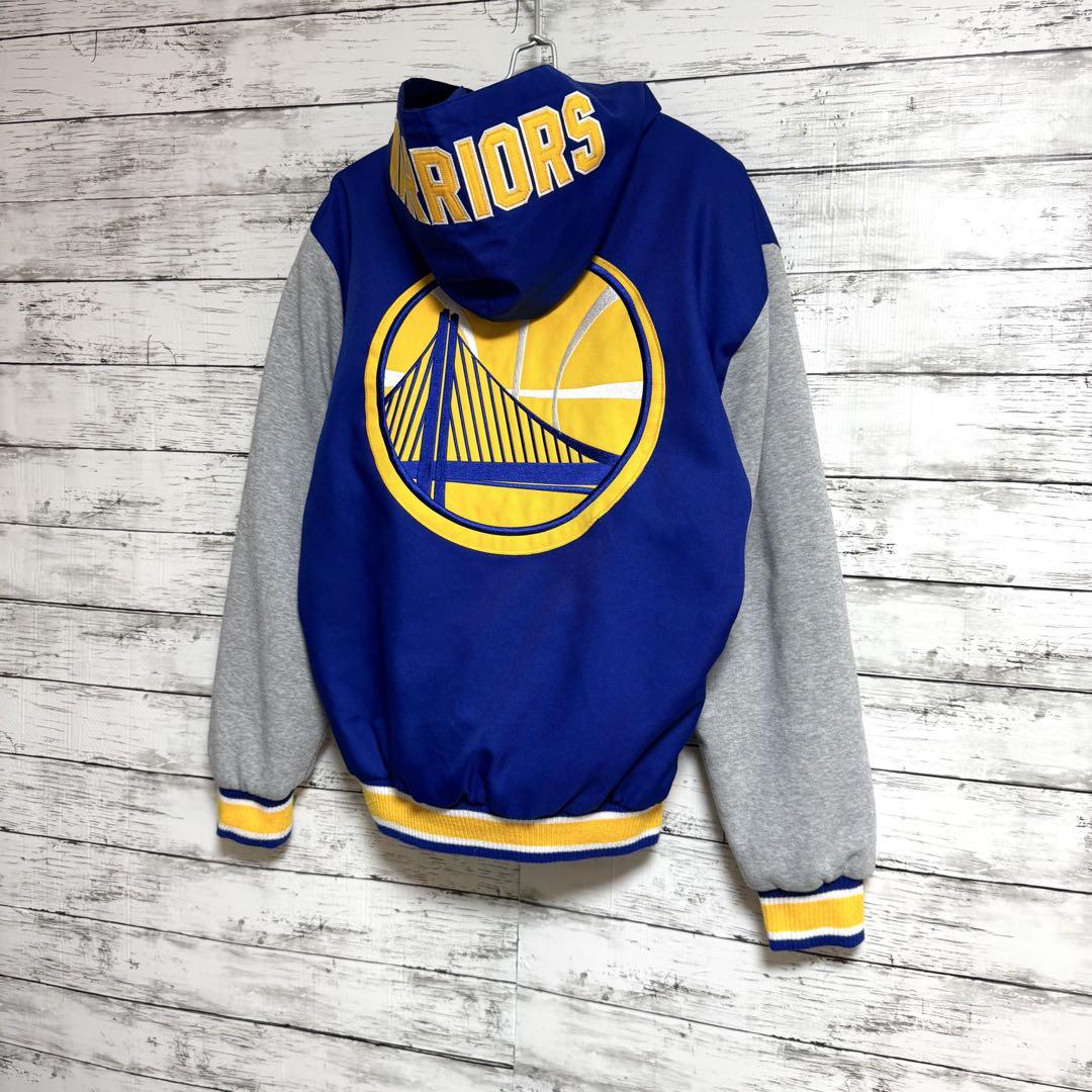 美品　NBA ウォリアーズジャケット　JHデザイン　Sサイズ