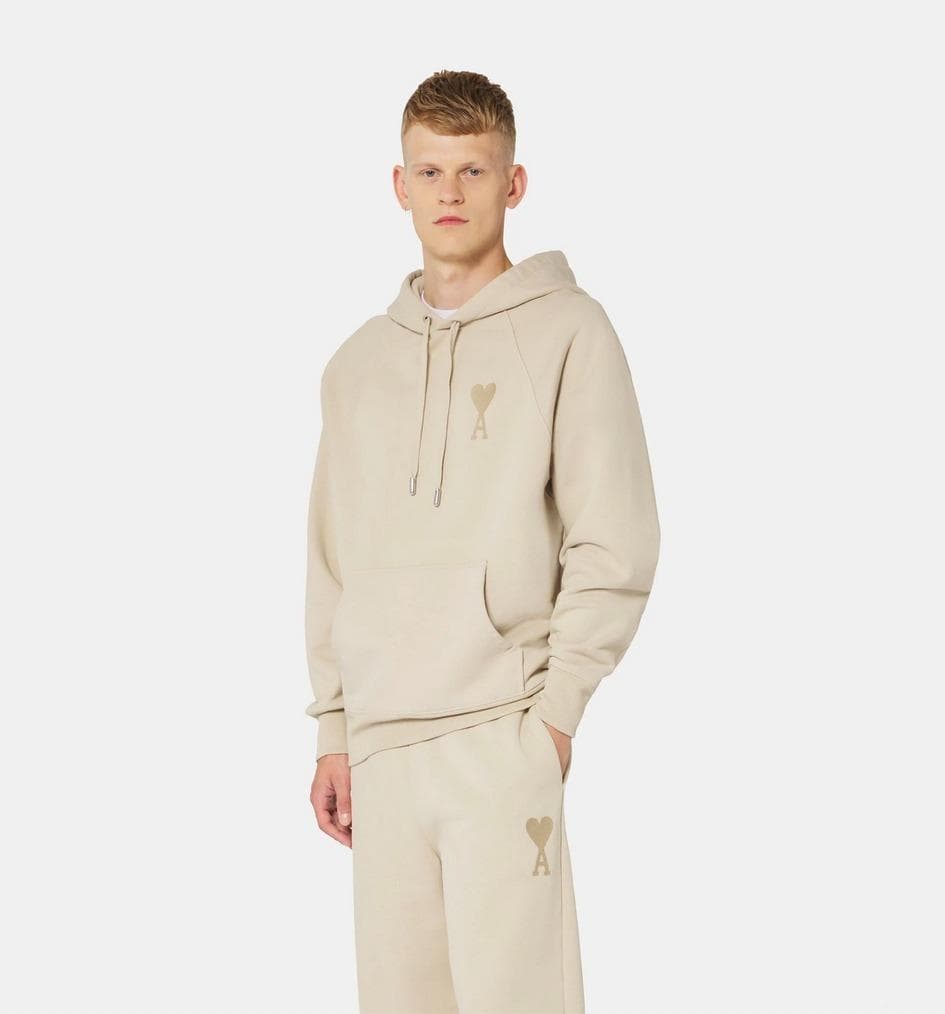 22AW【新品】AMI PARIS アミ ロゴ コットン パーカー スウェットL