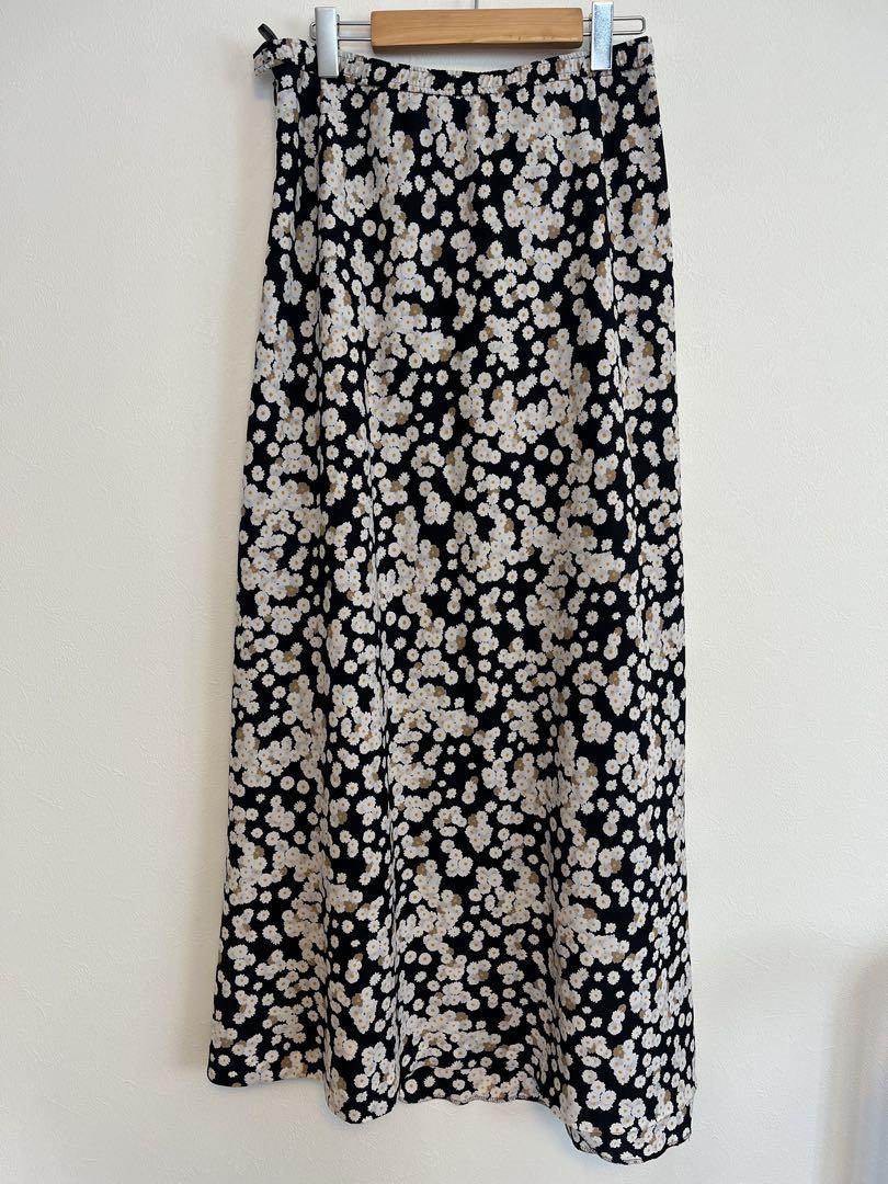 最終値下げ/ビューティアンドユース/フラワーマキシスカート/美品/アローズ 5,780円