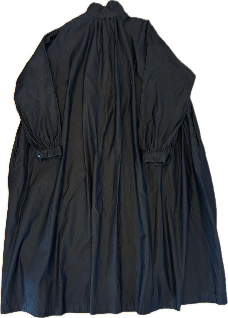 ロングシャツワンピース ブラック