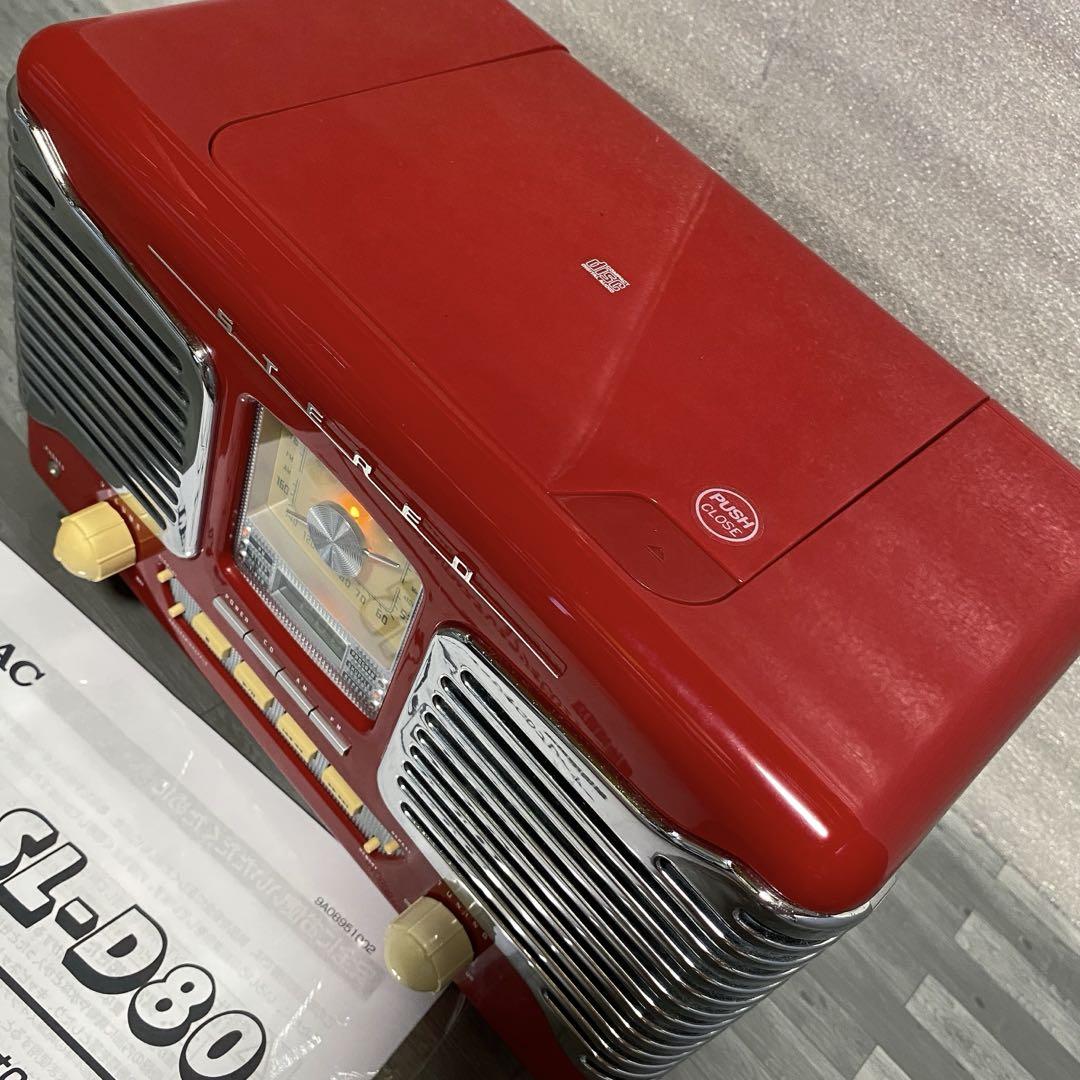 《希少 動作品》TEAC SL-D80 AM/FMラジオCDプレーヤー