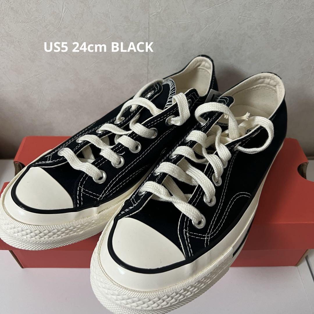 CONVERSE チャックテイラー CT70 ブラック 24センチ レディース