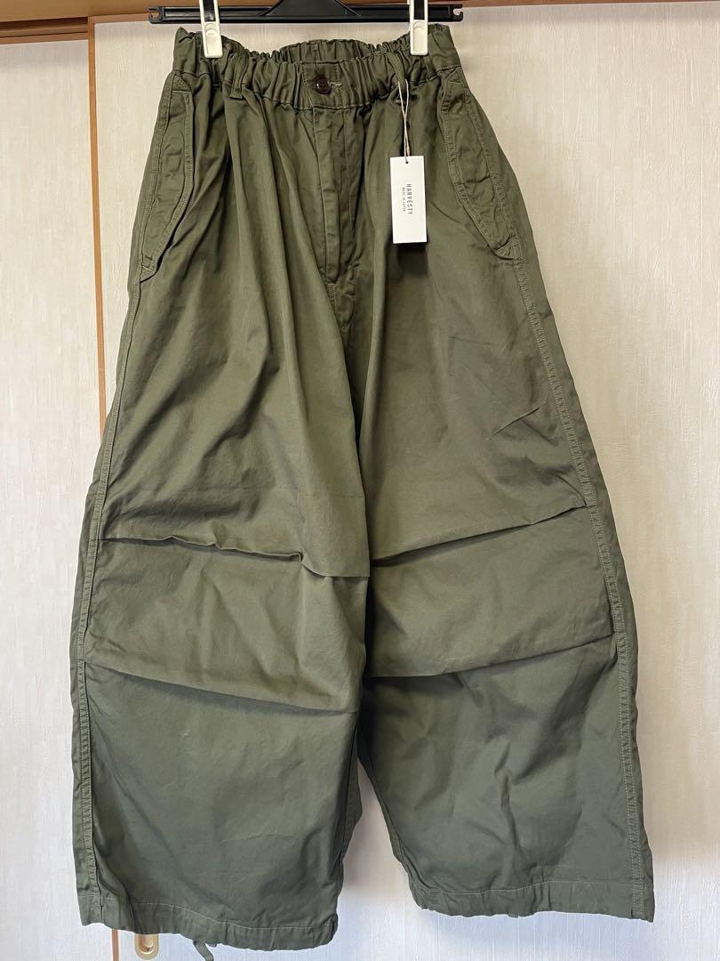 お値下げしました【新品未使用】HARVESTY コットンギャバジンオーバーパンツ