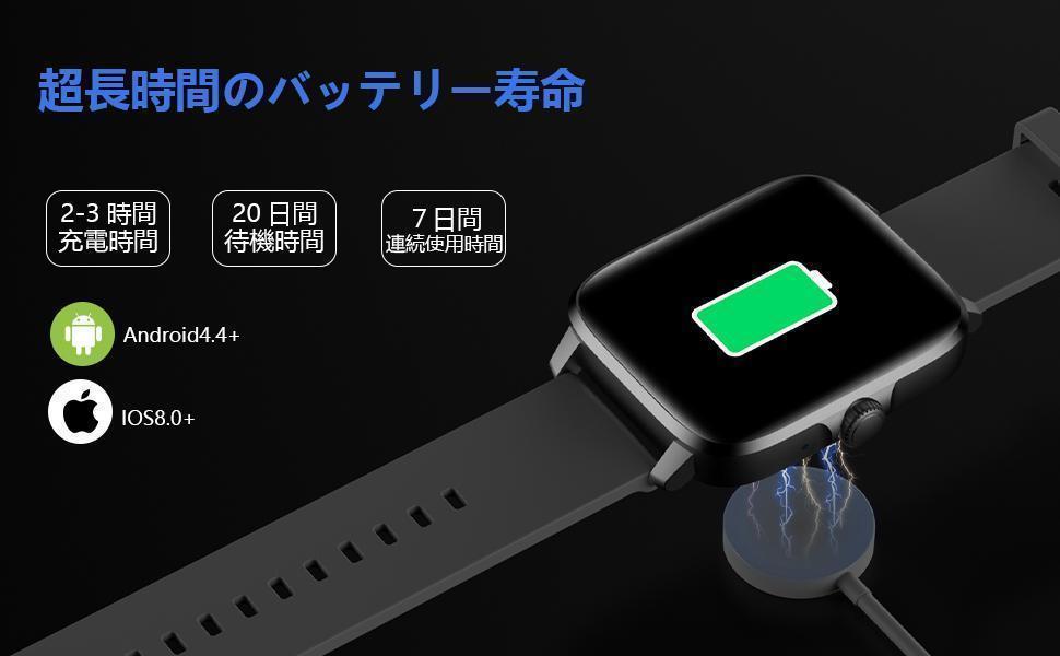 ⭐️スマートウォッチ 1.9インチ大画面 500+種類文字盤 AI音声AS機能