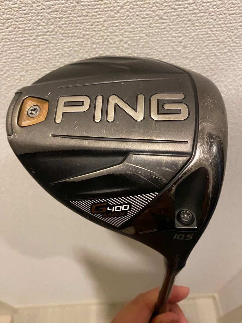 PING G400maxドライバー 10.5度 純正シャフトSR