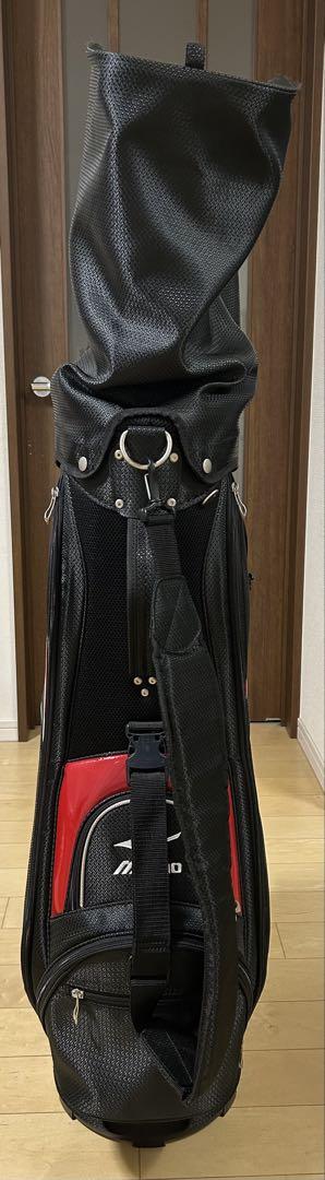 Mizuno キャディバッグ 黒 赤