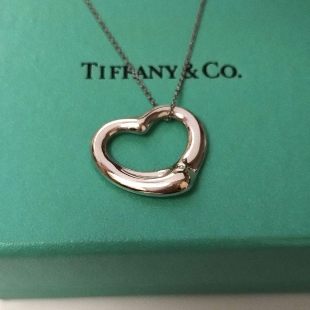 ③Tiffany ティファニー オープンハートネックレス シルバー 925