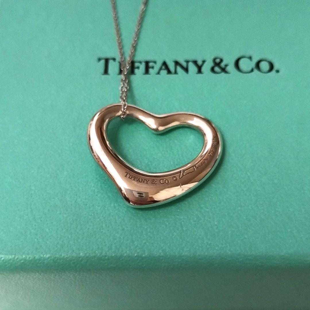 ③Tiffany ティファニー オープンハートネックレス シルバー 925