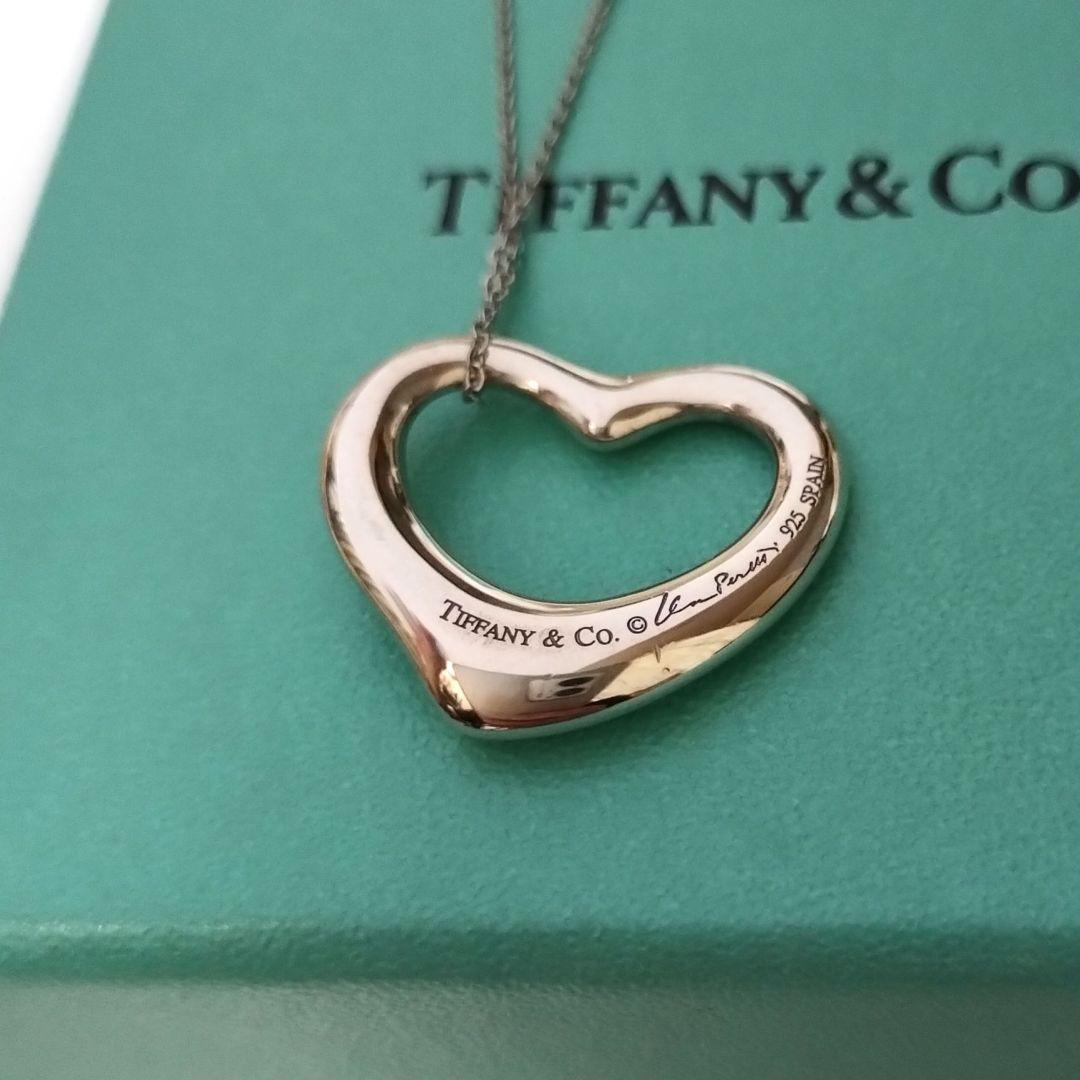 ③Tiffany ティファニー オープンハートネックレス シルバー 925