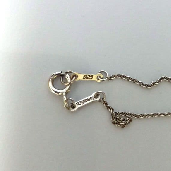 ③Tiffany ティファニー オープンハートネックレス シルバー 925