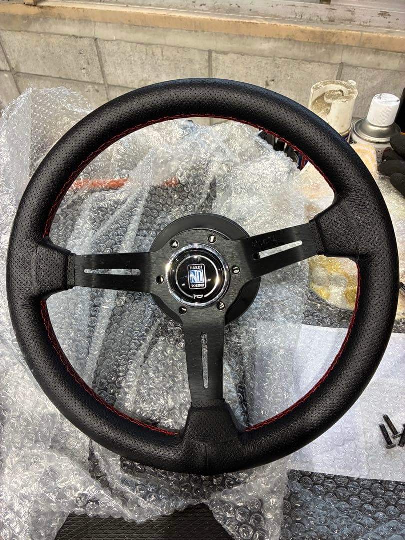 ND ステアリングホイール ナルディ ステアリング DA17 エブリィ用ボス付きnardi
