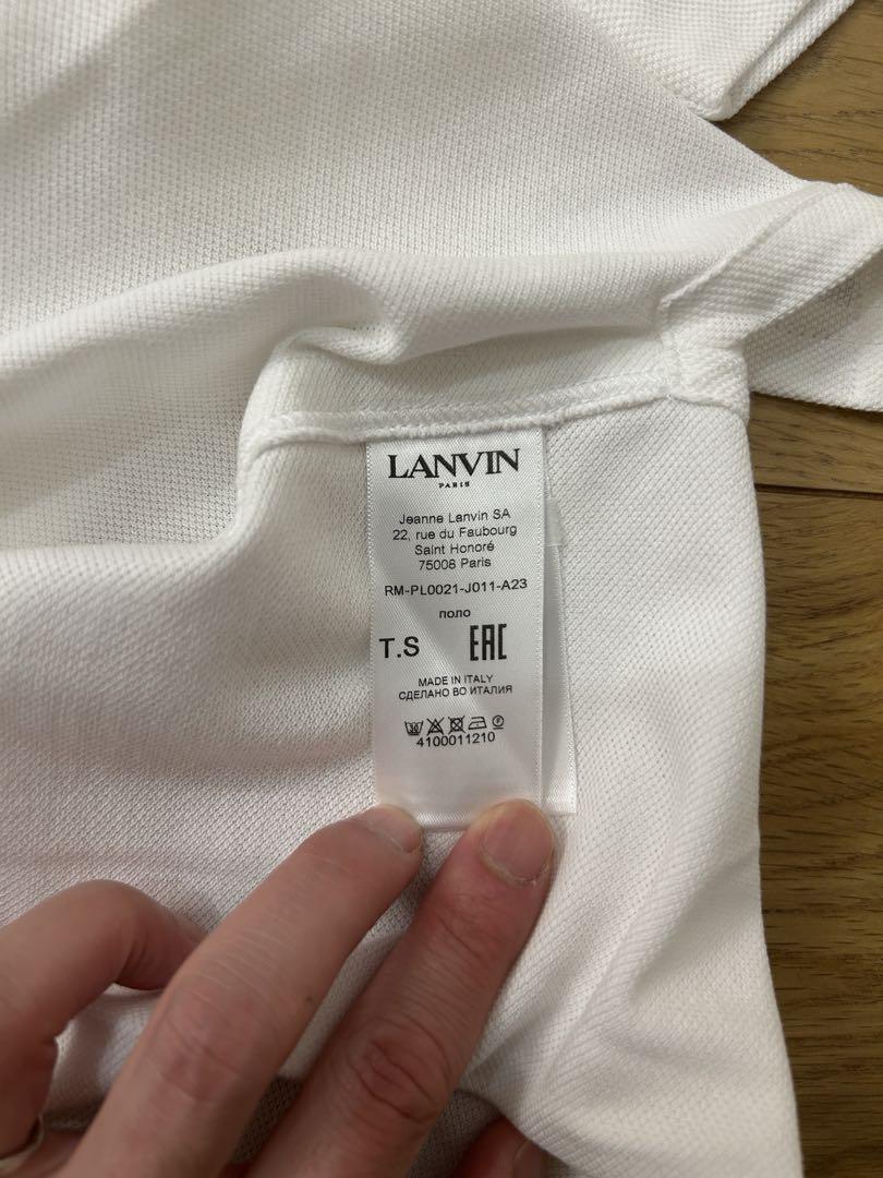 新品未使用 LANVIN ポロシャツ ホワイト