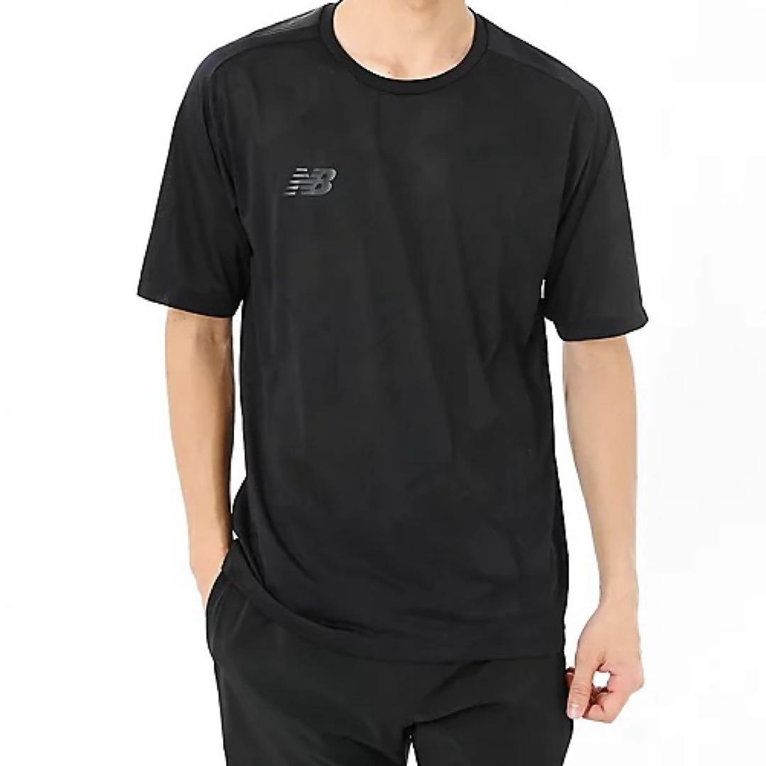 New Balance ブラック 半袖Tシャツ