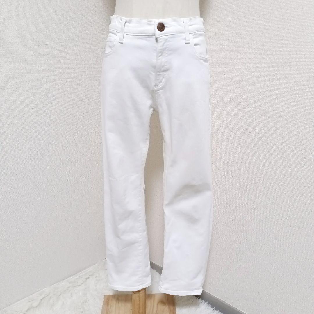 レッドカード 美品 ストレッチデニムパンツ ジーパン ストレート 白色 25